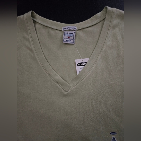 Vintage '05 - NWT Old Navy Green Cotton Stretch Jersey - Size XL - Picture 5 of 9